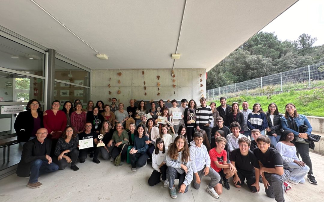 El Bosc comestible de l’escola Maria Mercè Marçal i l’Eco-hort de l’Institut Alpicat, guardonats amb el Premi Escola, agricultura i alimentació ecològica 2024